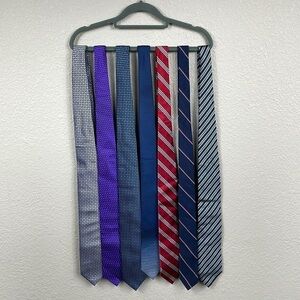 Lot of 7 Mens Ties Career Business Bulk